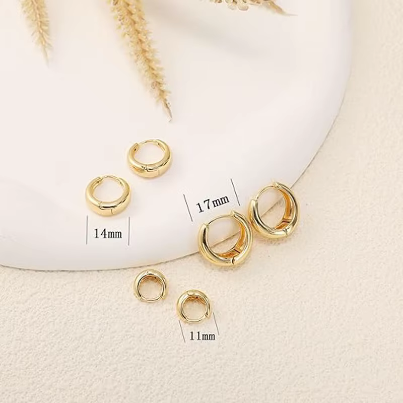 Boucles d'oreilles créoles en or pour femmes
