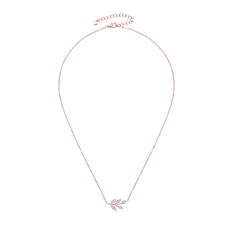 Lnkry – collier en Moissanite certifié Marquise