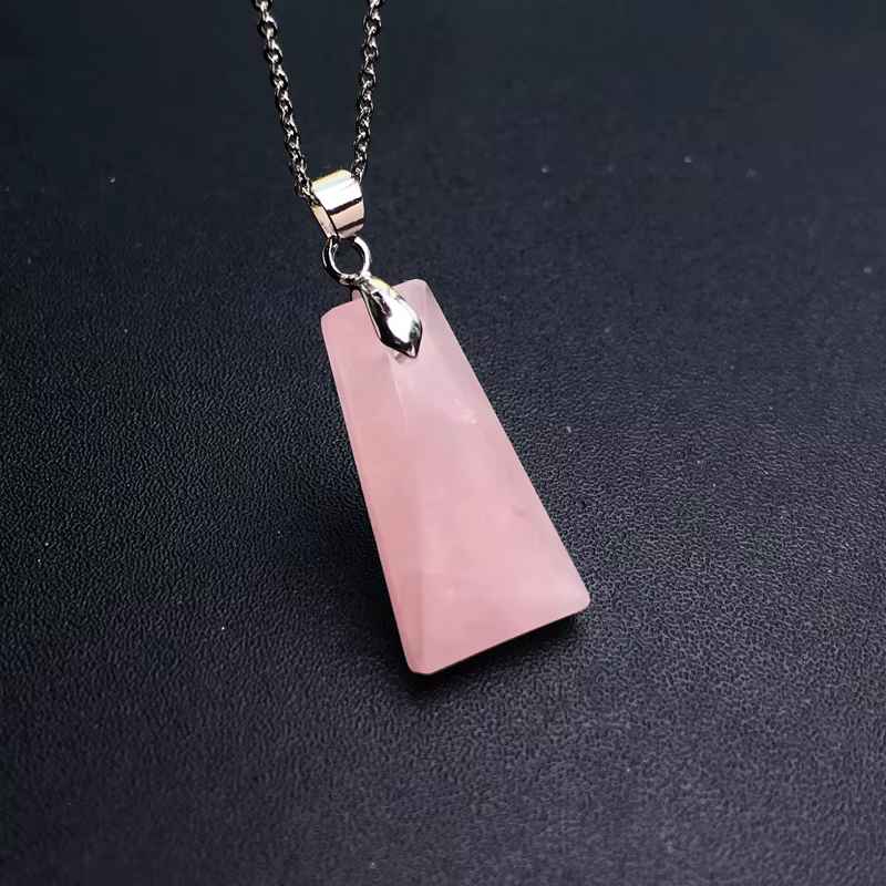 Collier pendentif en pierre précieuse naturelle Alanding Yst pour femme