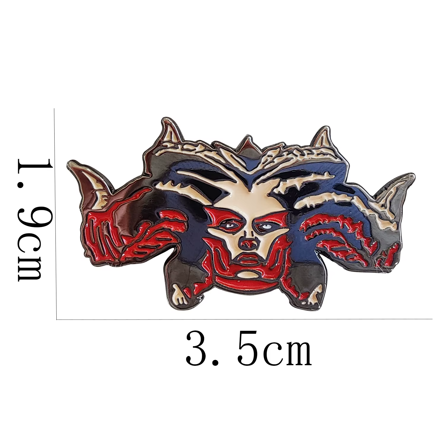 Broche de Revers en Émail Lilith, Danemark ge en Métal, Accessoire de Bijoux