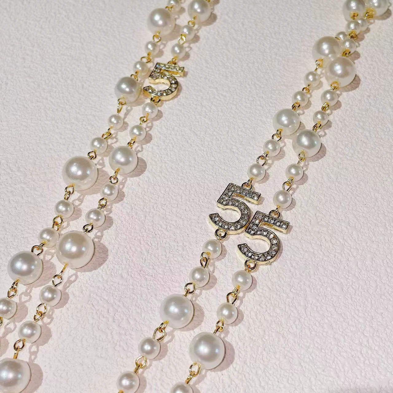 Collier Long en chaîne de pull de perles pour femmes, bijoux élégants, cadeau