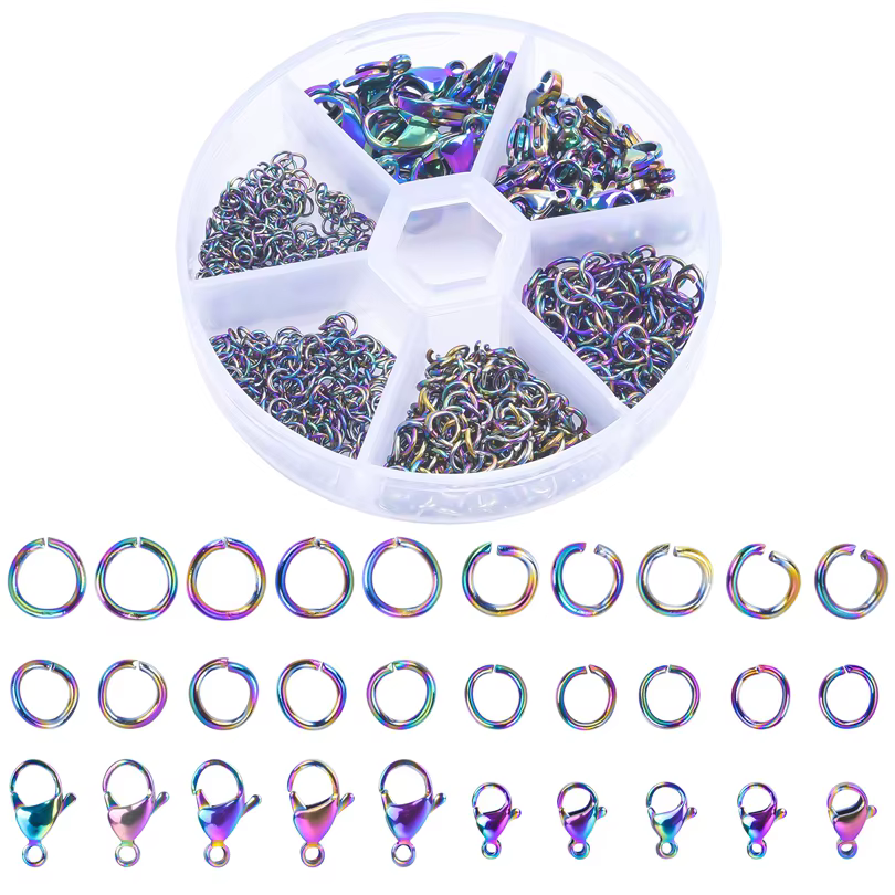 Ensemble de bijoux arc-en-ciel