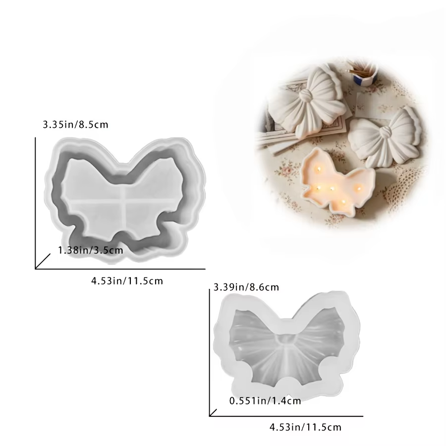 Ensemble de boîtes à bijoux en forme d'arc | Moules en argile et silicone