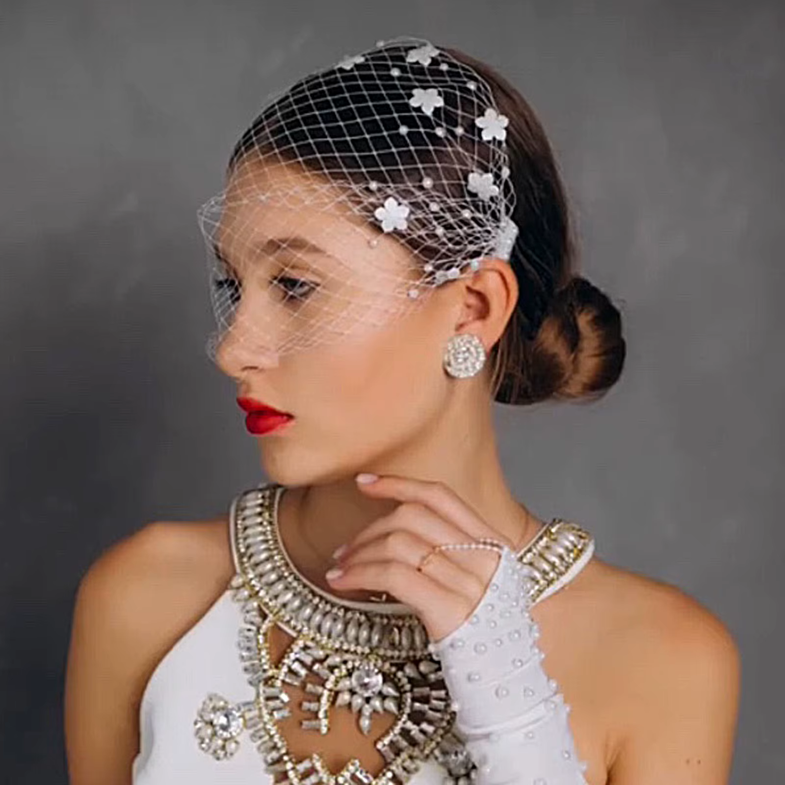 Mini voiles de mariée, voile blusher