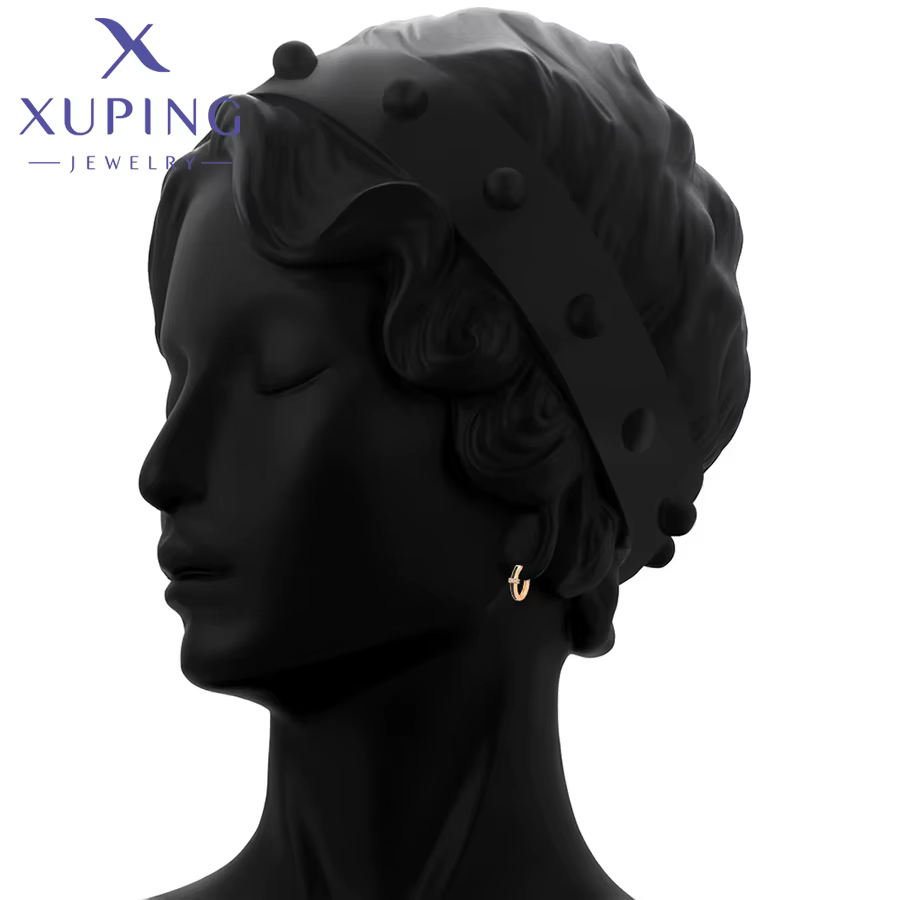 Boucles d'oreilles créoles simples Xuping Jewelry