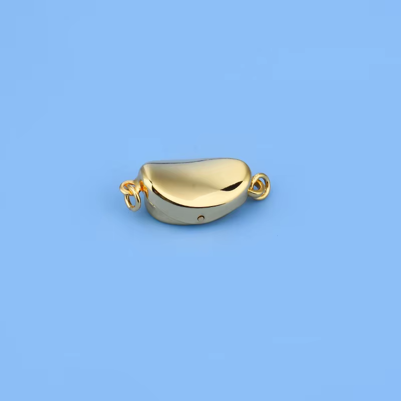 Anneau double plaqué or en argent regardé S925