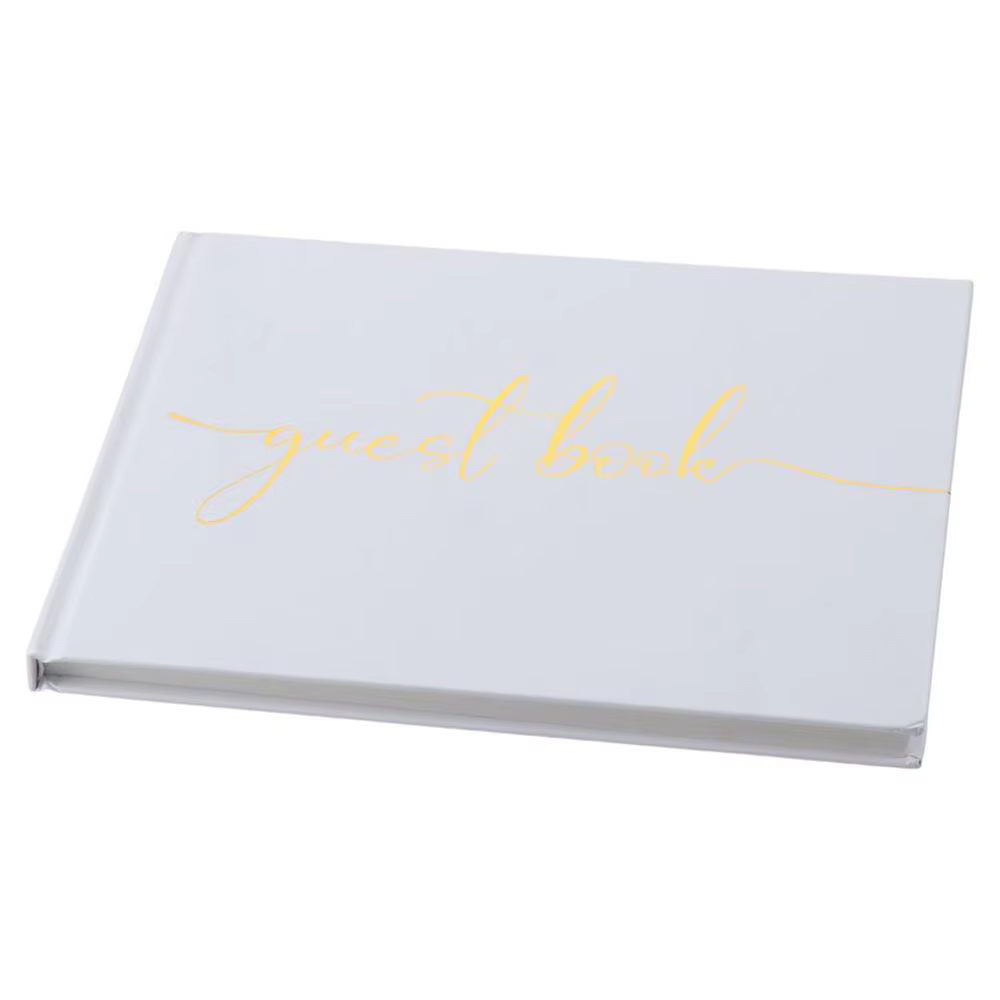 Livre d'Or de Mariage en Papier Délicat