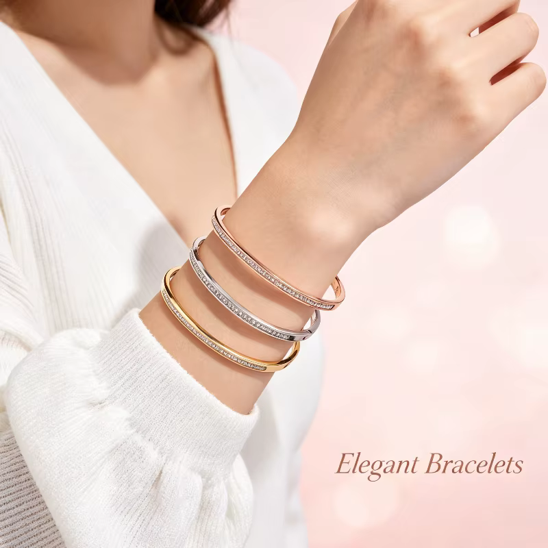 Bijoux minimalistes plaqués or 18 carats/or rose/argent pour un usage quotidien