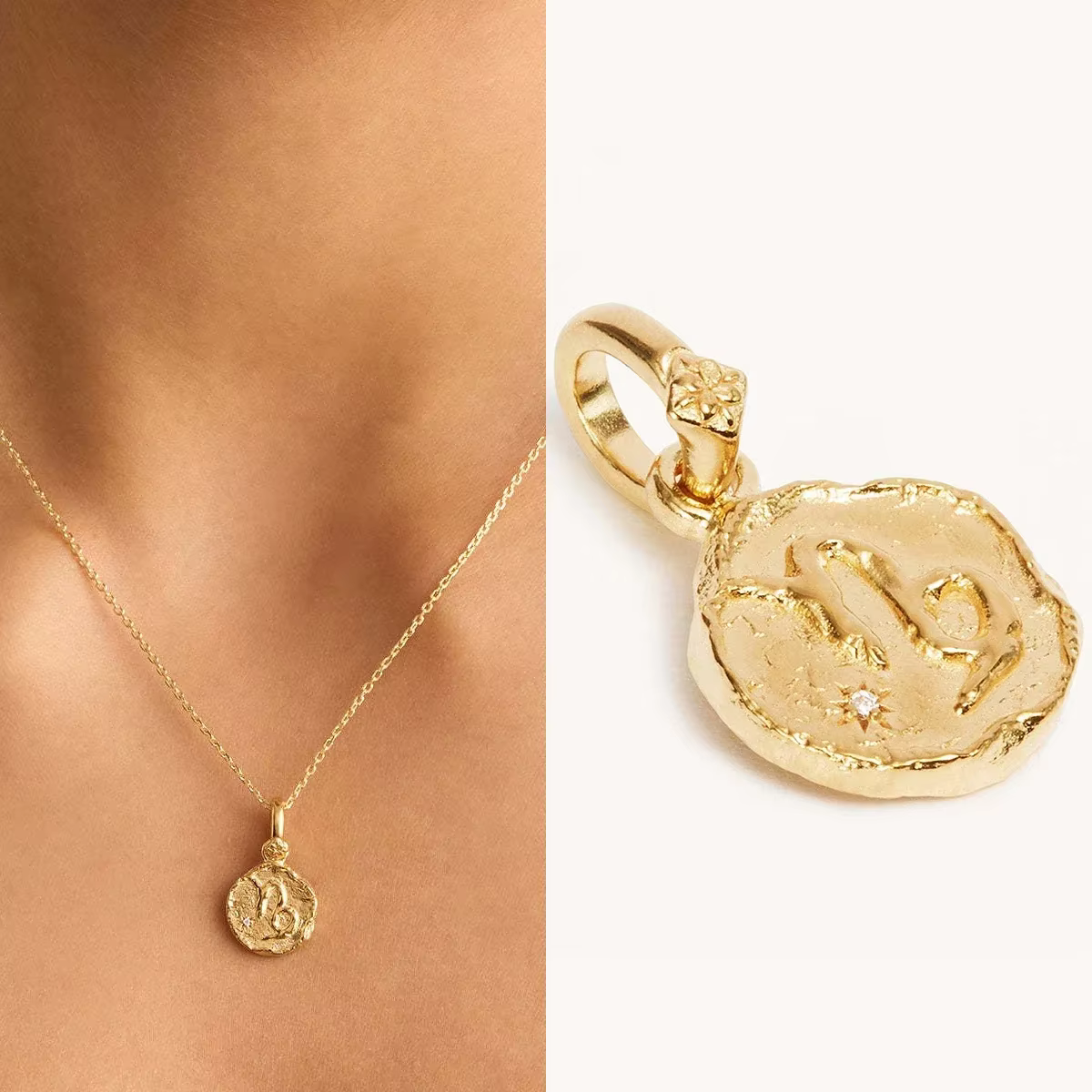 Pendentif symbole 12 Constellations en acier inoxydable