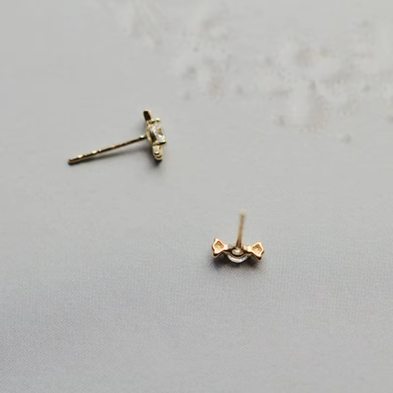 Boucles d'oreilles en argent Sterling 925 plaqué or 14 carats pour femmes