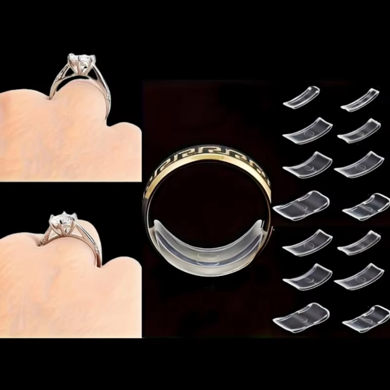 Ajusteur de taille de bague en Silicone souple