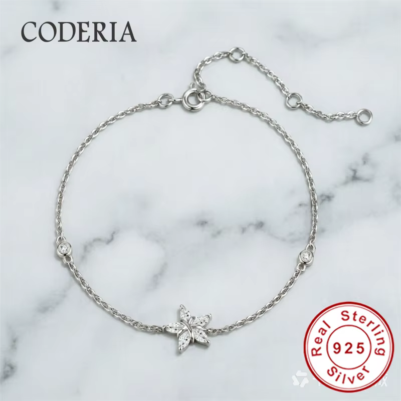 Bracelet en moissanite taille marquise couleur D VVS1 pour femme