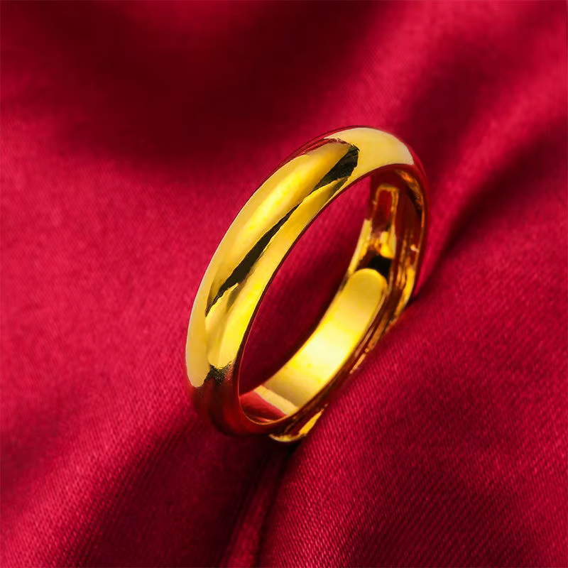 Bague en Or Jaune Plaqué Pur group 18k