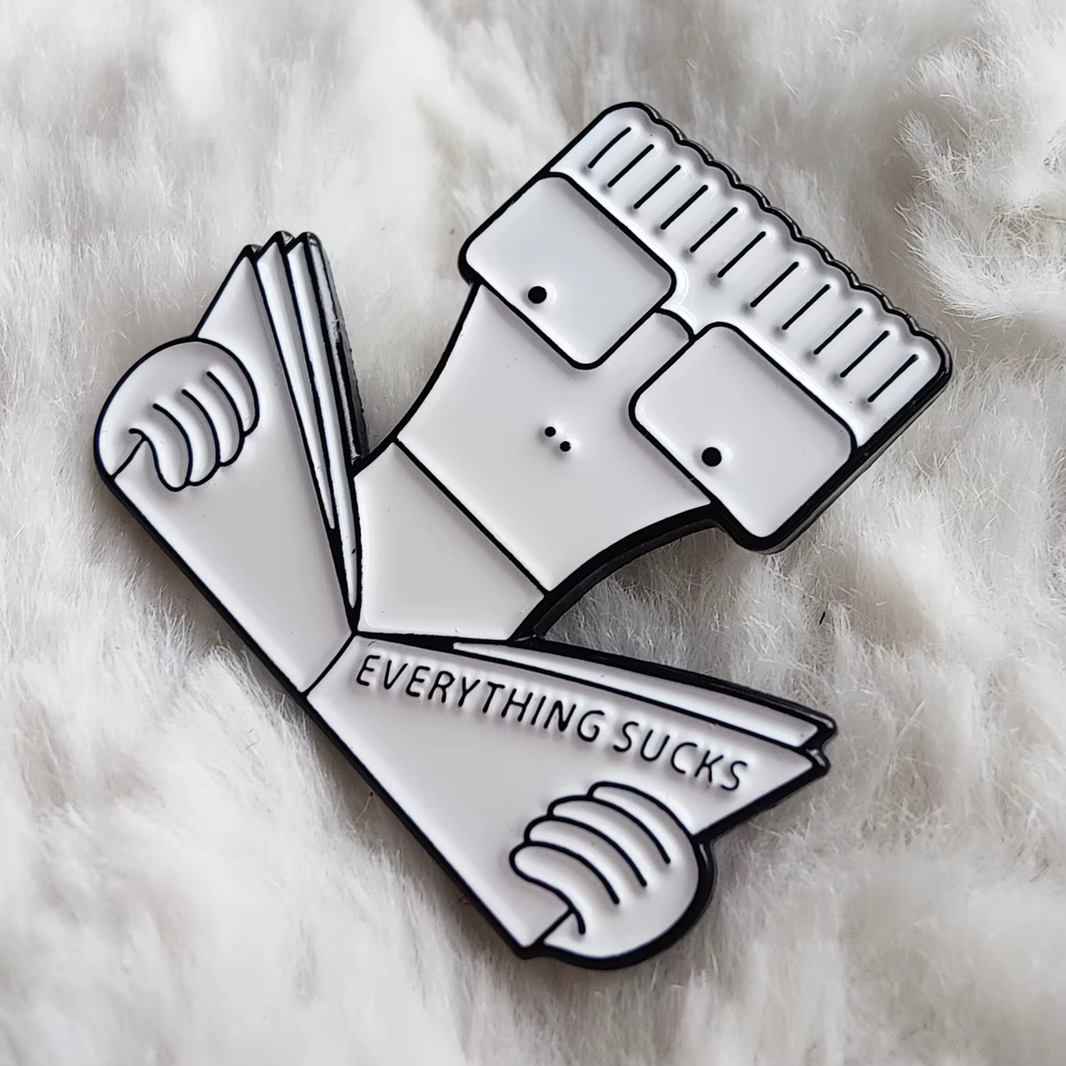 Goes to imprimés Punk Rock Émail Pin