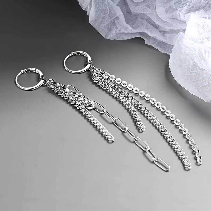 CIAXY – boucles d'oreilles longues asymétriques pour femmes