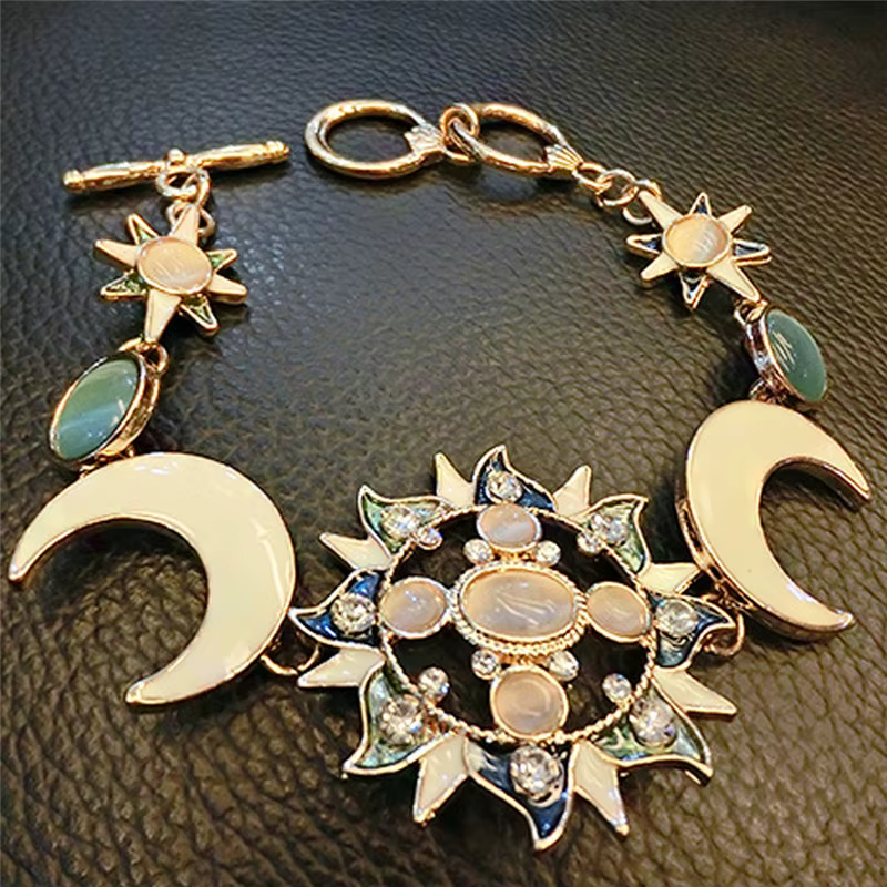 Bracelet en strass naturel