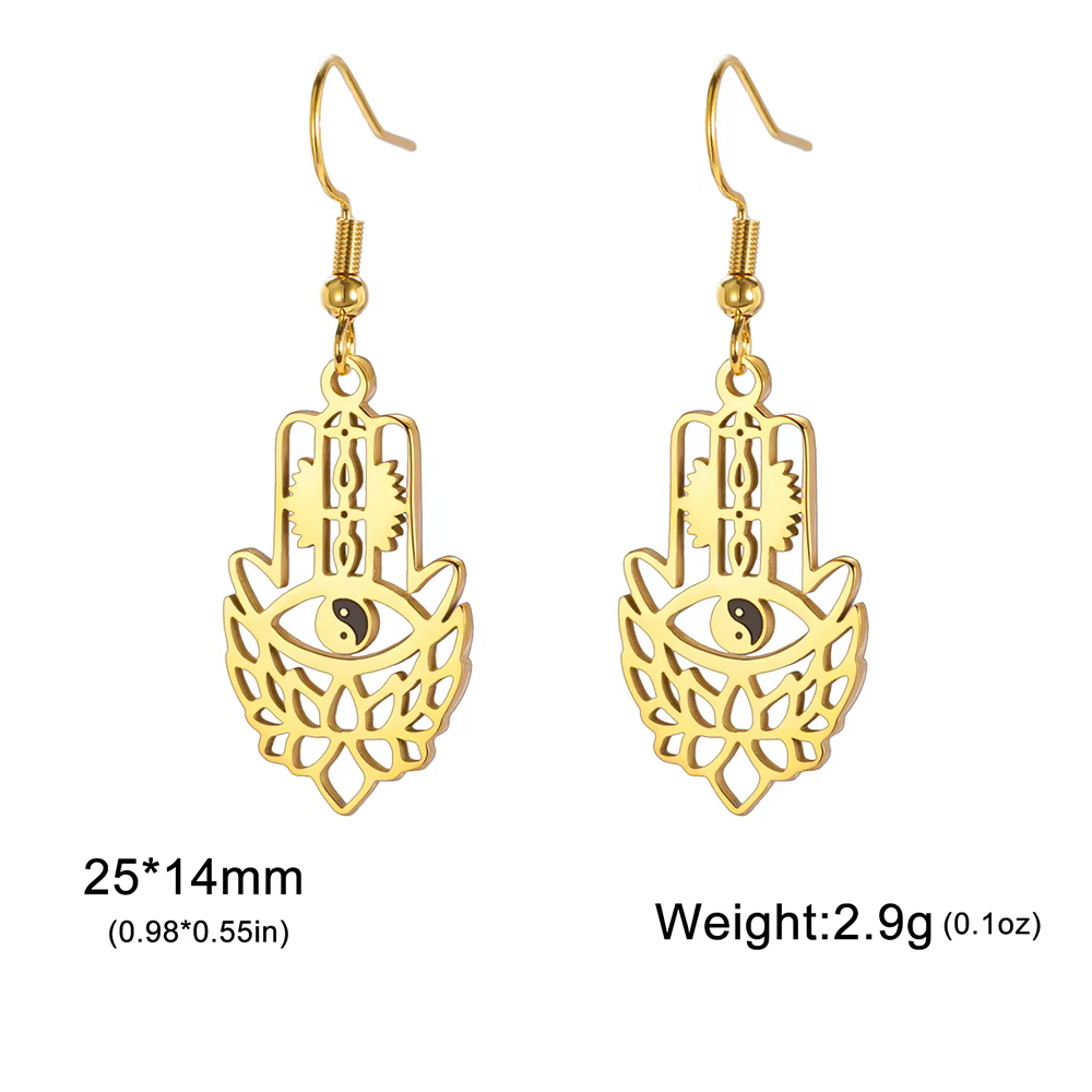 Dawapara Hamsa main boucles d'oreilles