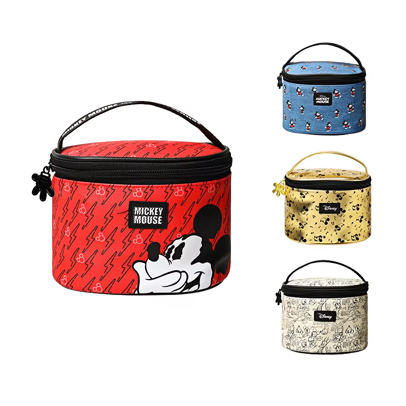 Sacs à cosmétiques multifonctions originaux Disney Mickey Minnie pour femmes