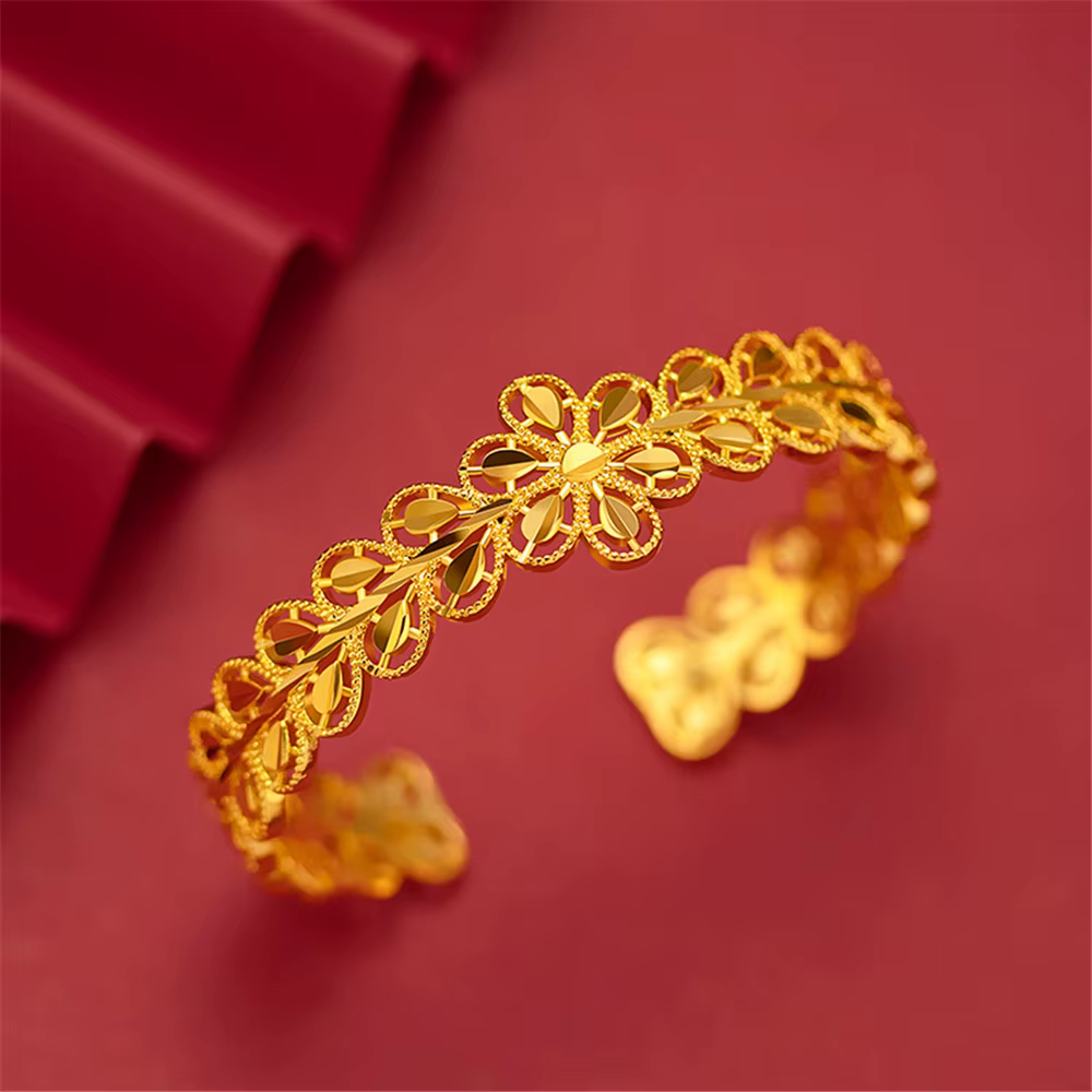Bracelets plaqués or 24K pour femmes