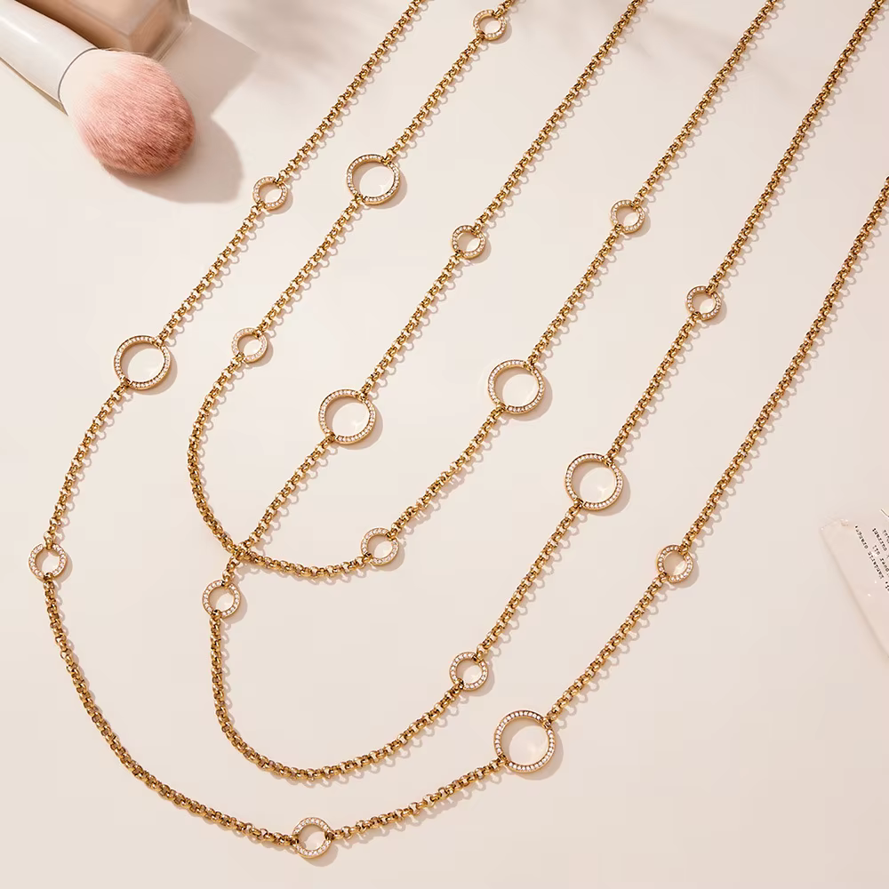 Amaiyllis – bague minimaliste en acier inoxydable et Zirconium
