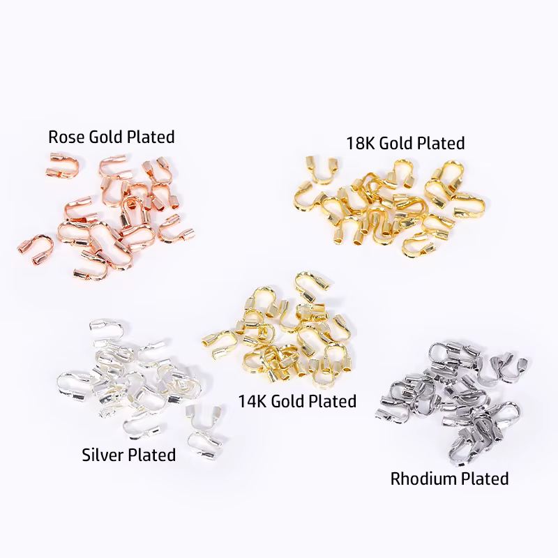 Protecteur de fil plaqué or 18K pour bijoux