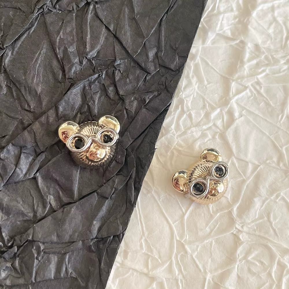 Dr.Bear- Kiyomi Loveley Wear verre Animal ours breloques intellectuel sérieux Style