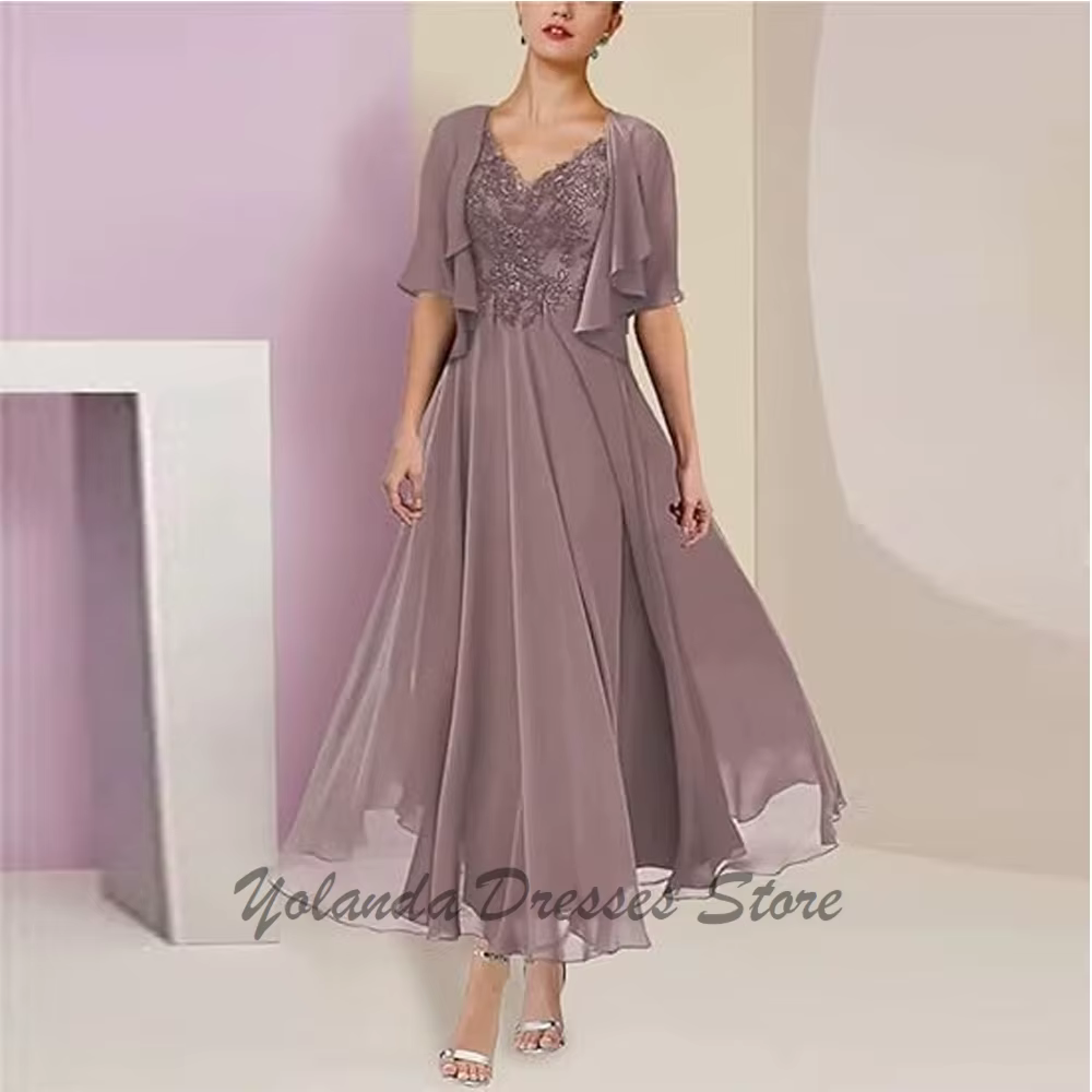 Robe de soirée formelle en dentelle avec poches