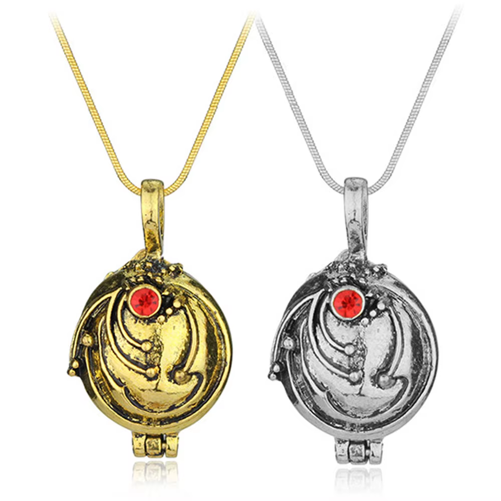 Collier pendentif Vervain vintage inspiré des Vampire Diaries