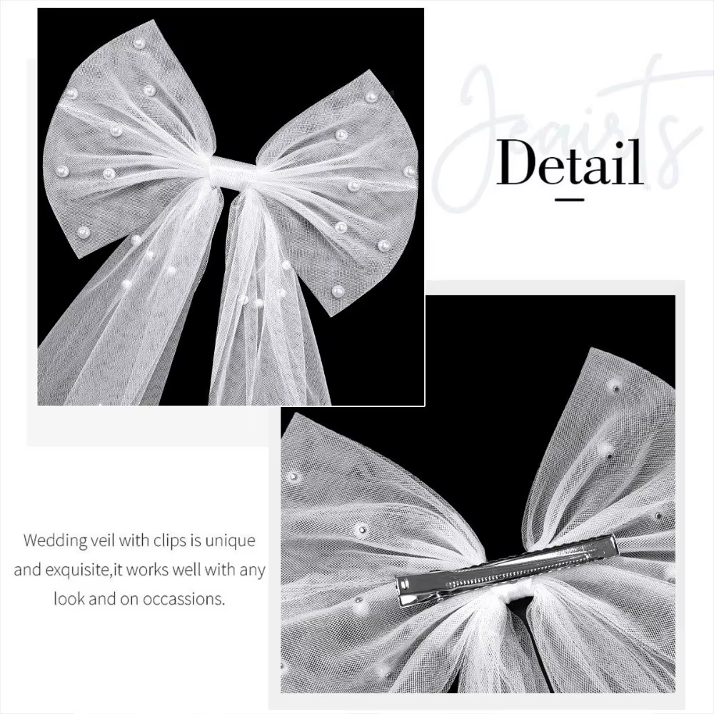 Voile de mariée simple à fleurs avec ruban de perles
