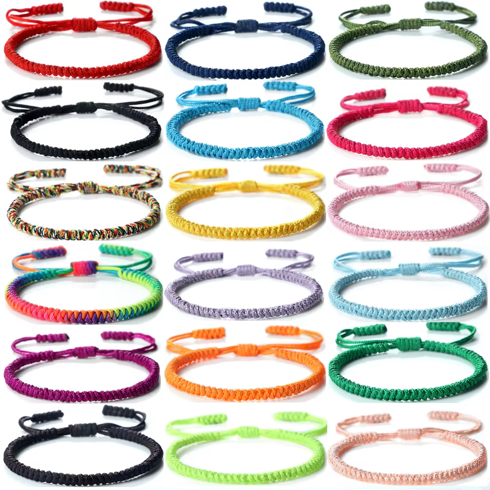 Bracelets tressés faits à la main pour femmes et hommes