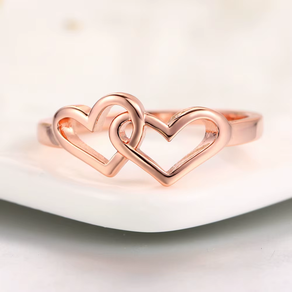 Bague Coeur à Coeur pour Femme