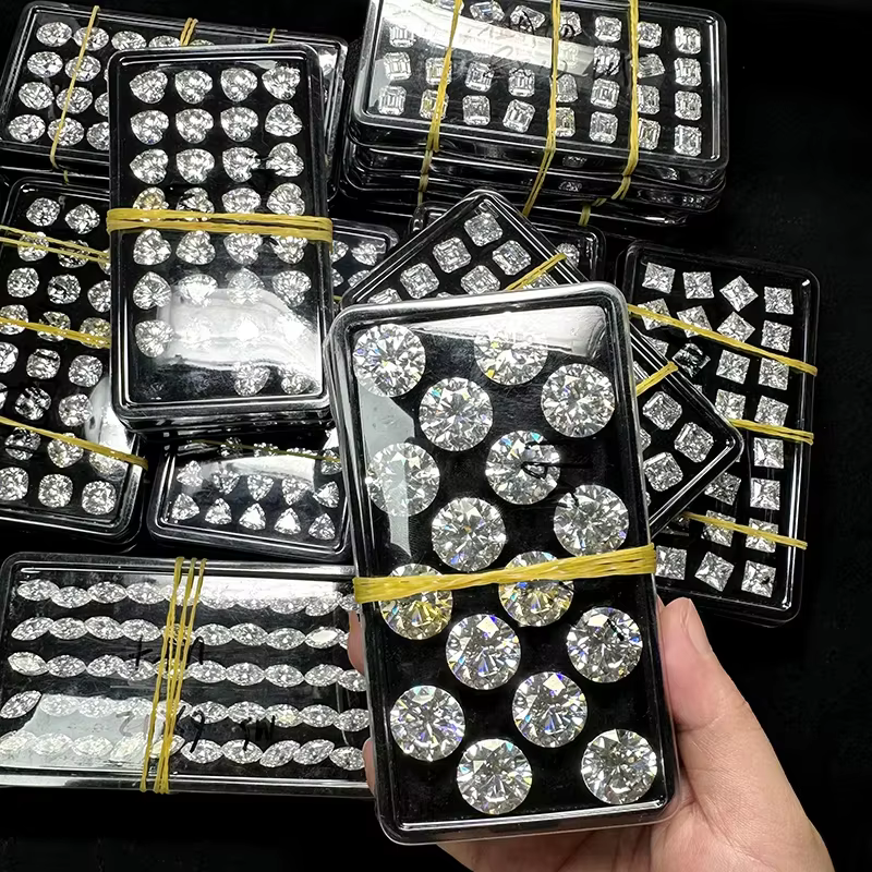 Diamants Moissanite ronds 0.1-30ct