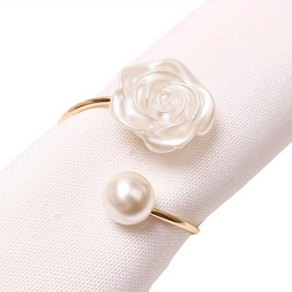 Anneaux de serviette en forme de Rose