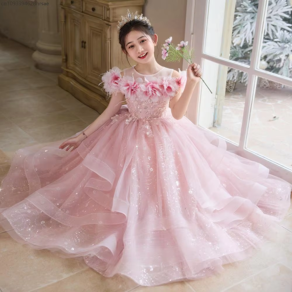 Robe princesse d'anniversaire pour filles