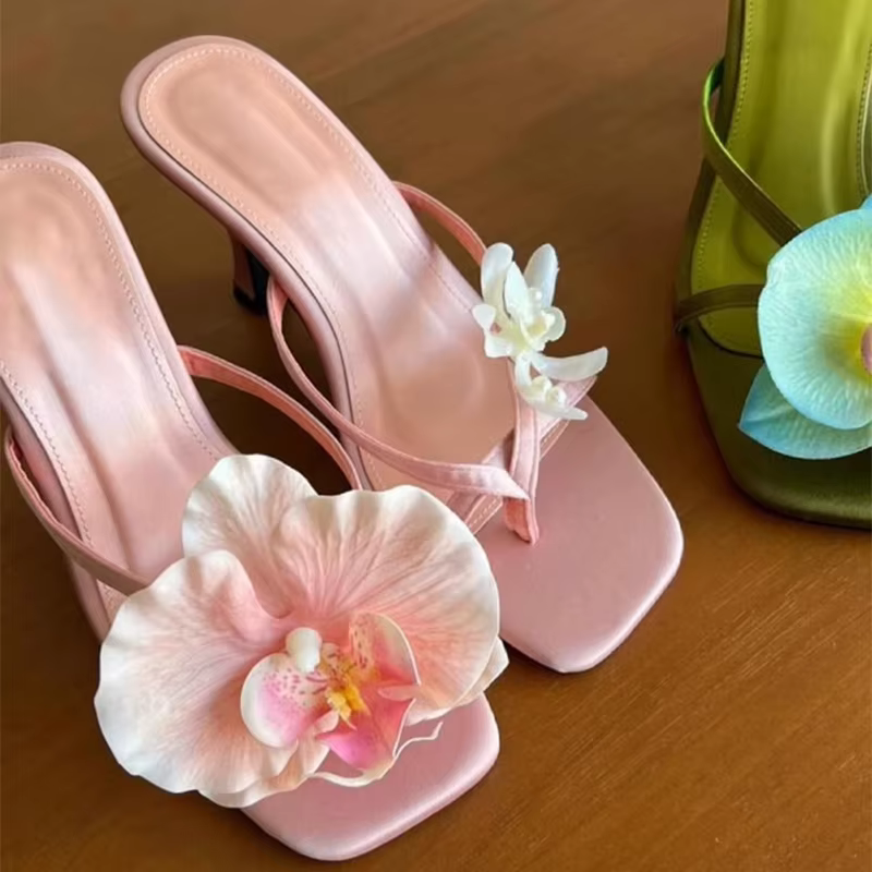 Sandales à fleurs pour femmes