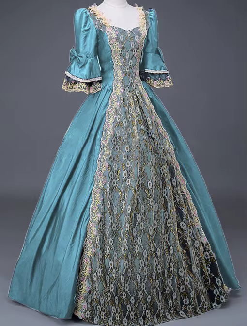 Robe de bal médiévale pour femmes Renaissance victorienne Champagne mascarade Costume reine robes de bal de luxe doré