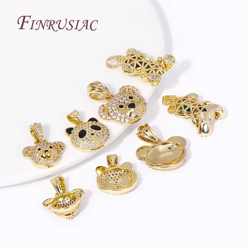 Pavé plaqué or 18 carats pour bricolage