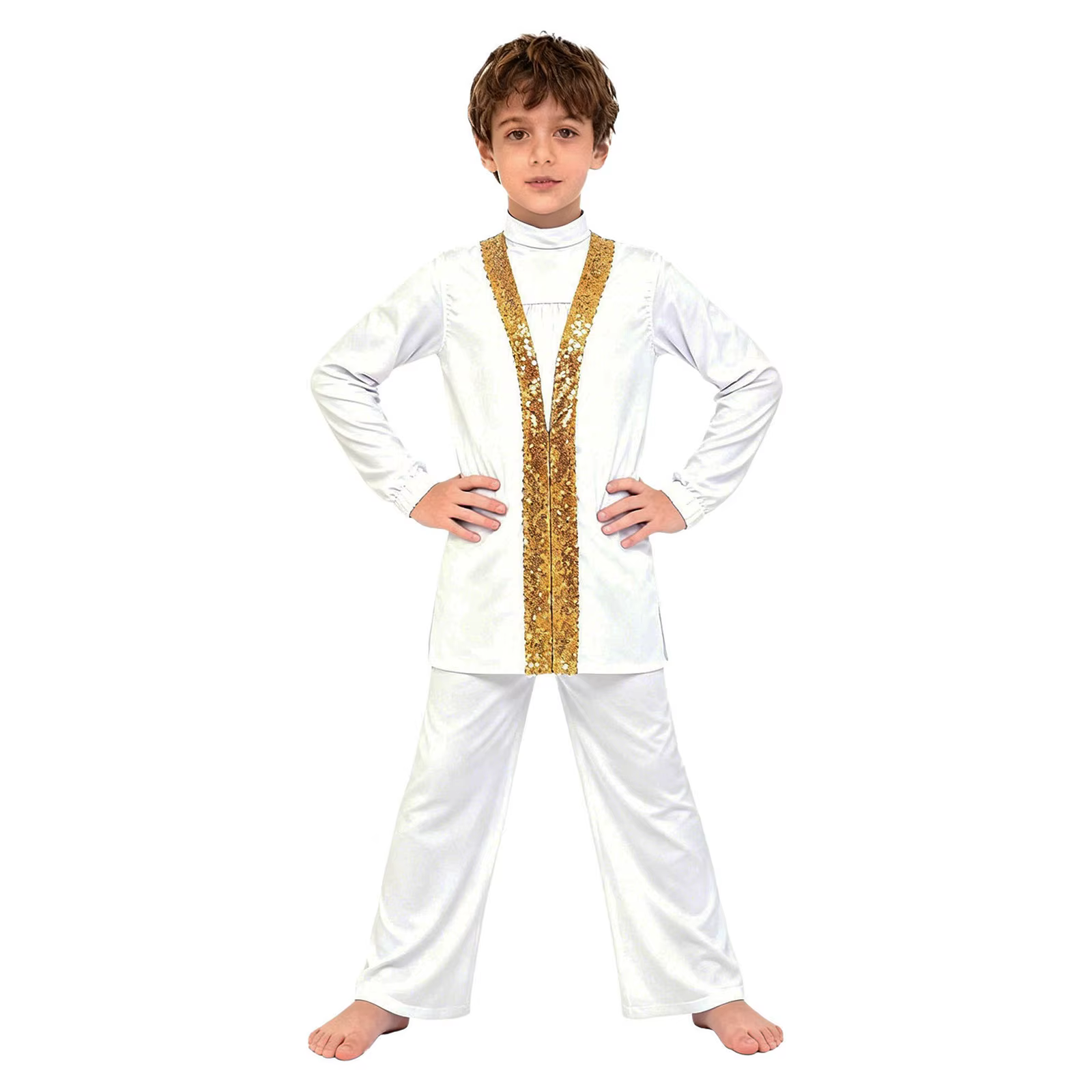 Tenue de danse de chorale d'éloge pour garçons et filles