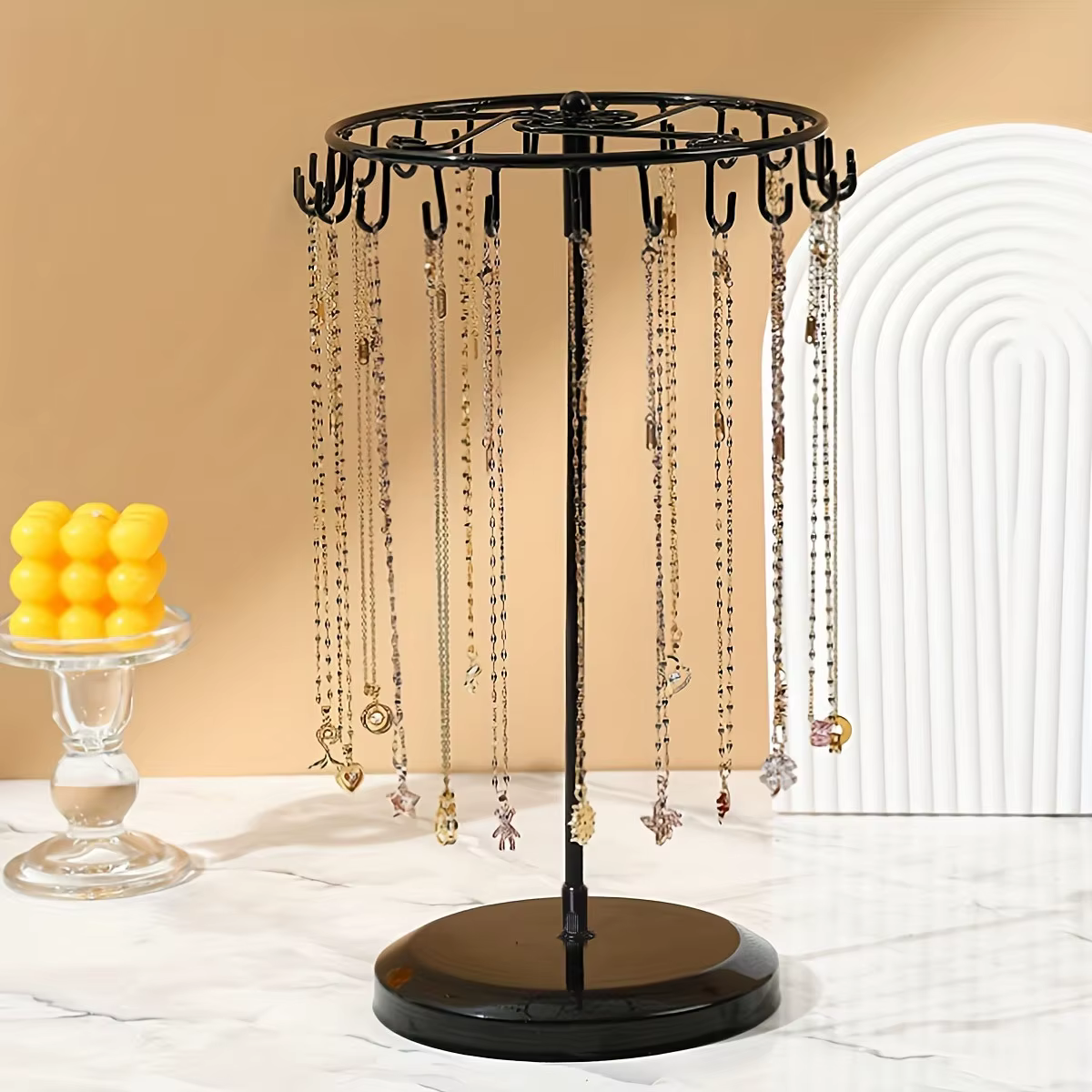 1 support à bijoux en fer