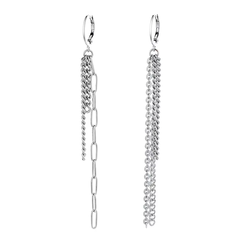 CIAXY – boucles d'oreilles longues asymétriques pour femmes