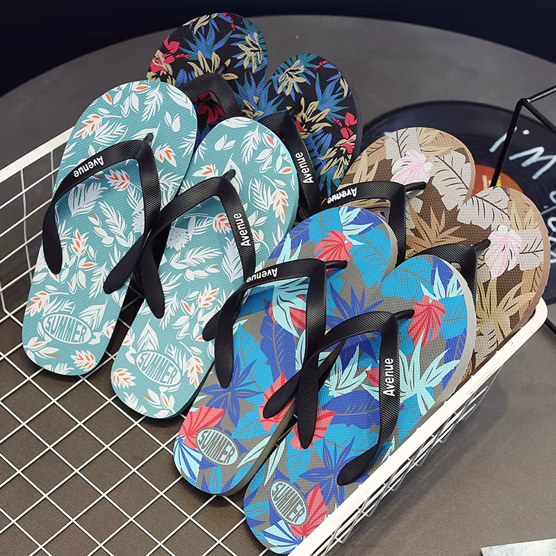 Claquettes imprimées Hawaï pour hommes