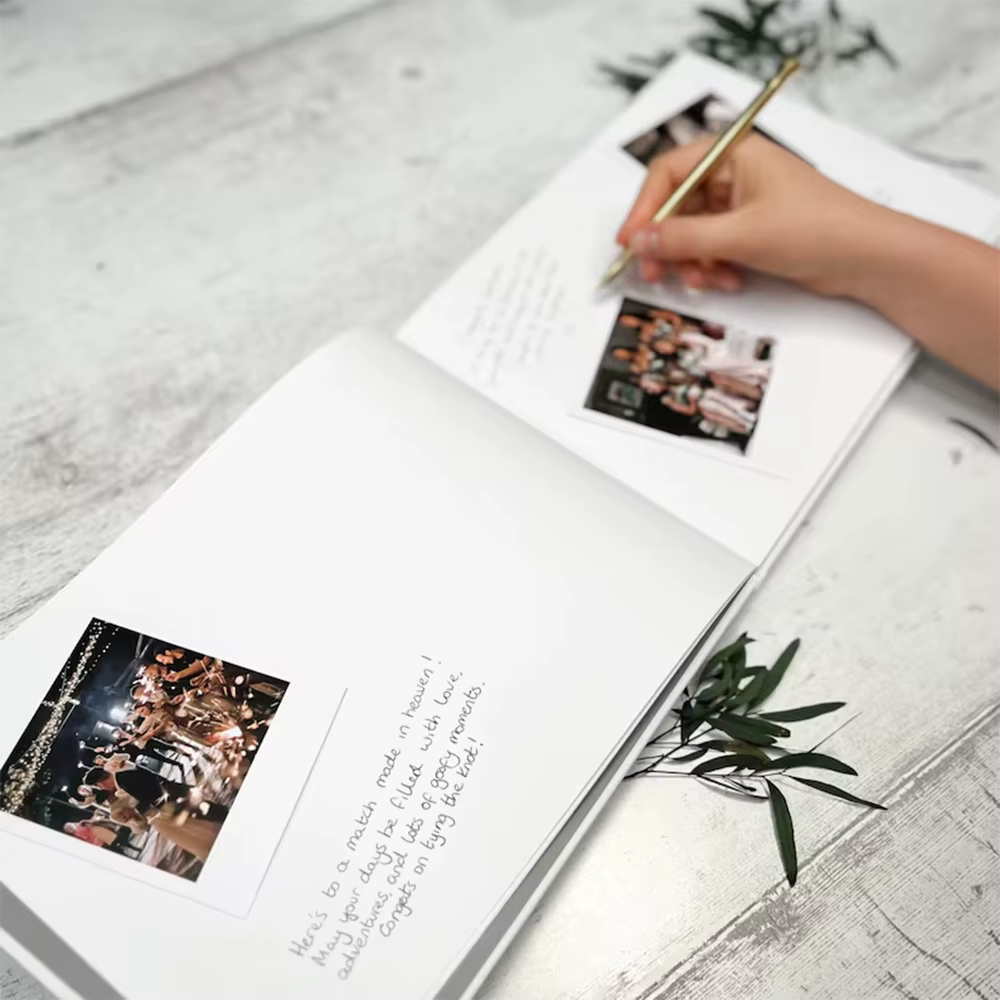 Livre d'or de mariage personnalisé