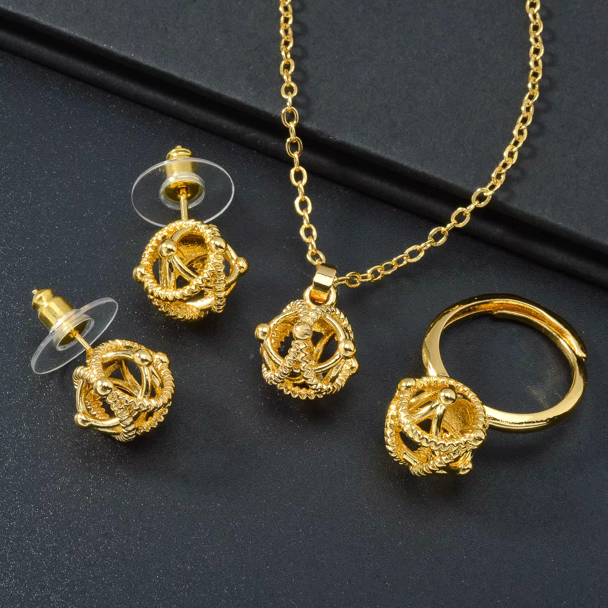 ZEADear – ensemble de bijoux plaqués or 18 carats
