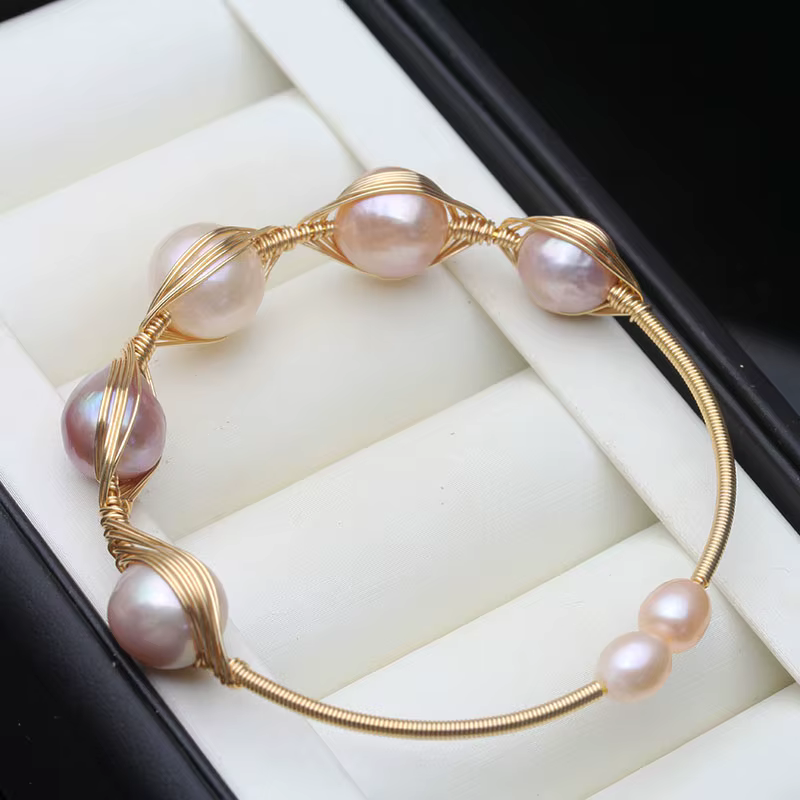 Bracelet de perles d'eau douce pour femmes