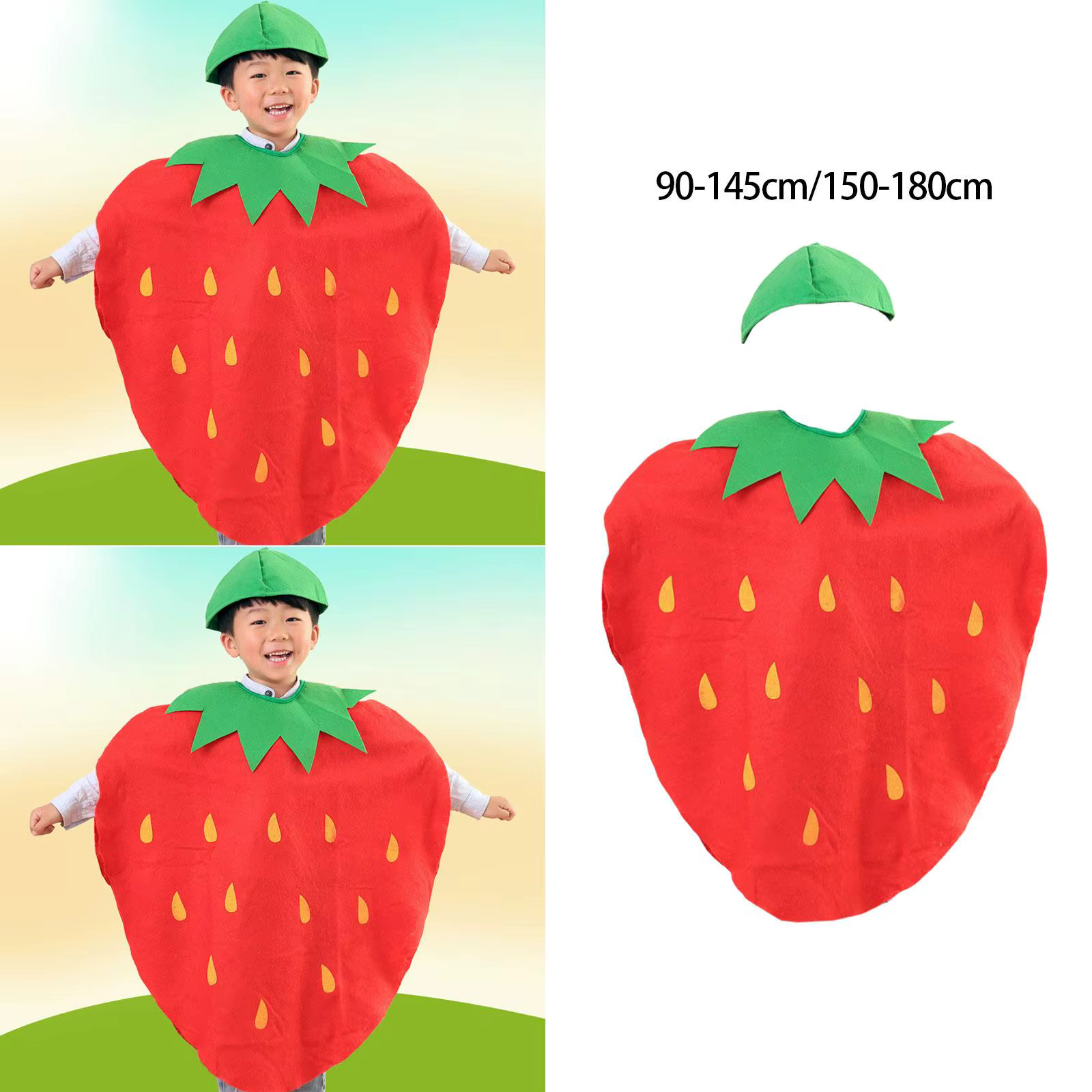 Ensemble de costumes de fruits