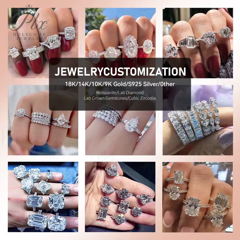 Bague en moissanite en gros