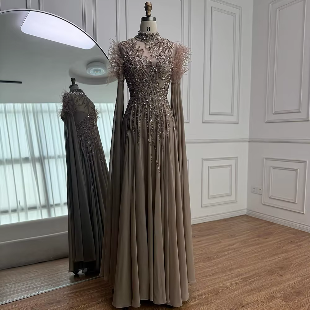 Robe de soirée trapèze élégante