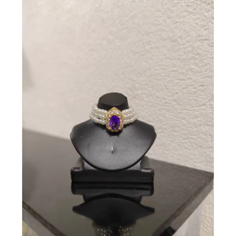 Collier et boucles d'oreilles en cristal diamant fait à la main