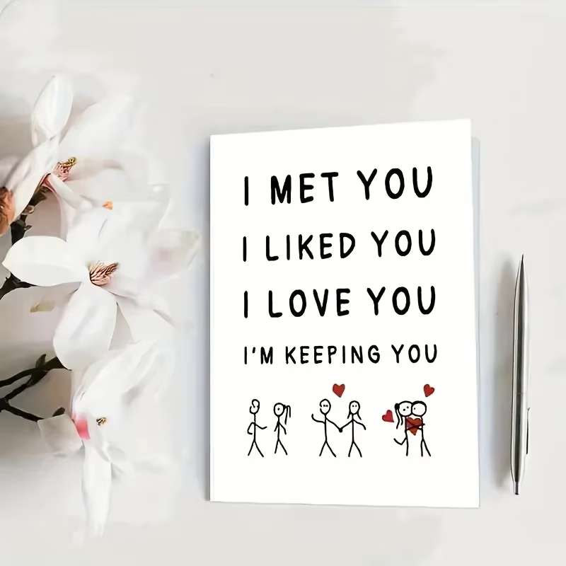 1 PC Carte de vœux 'Je t'ai connu