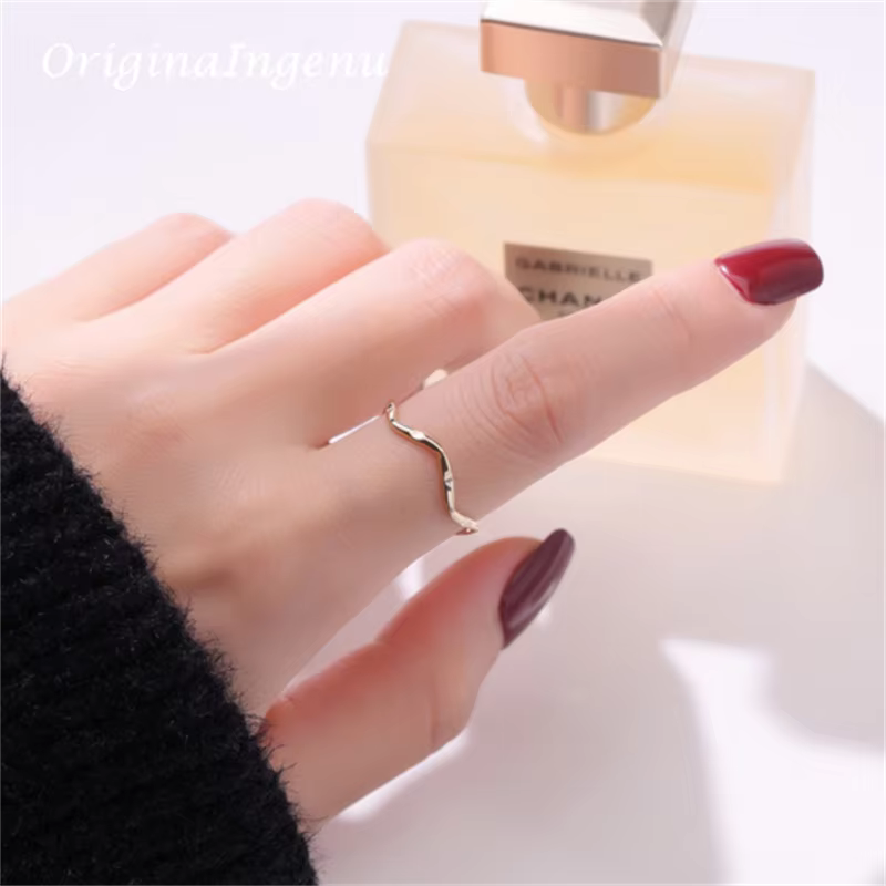Bague en or 14K, bijoux faits à la main
